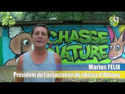 Création de la fresque du local des chasseurs par Albijeunes